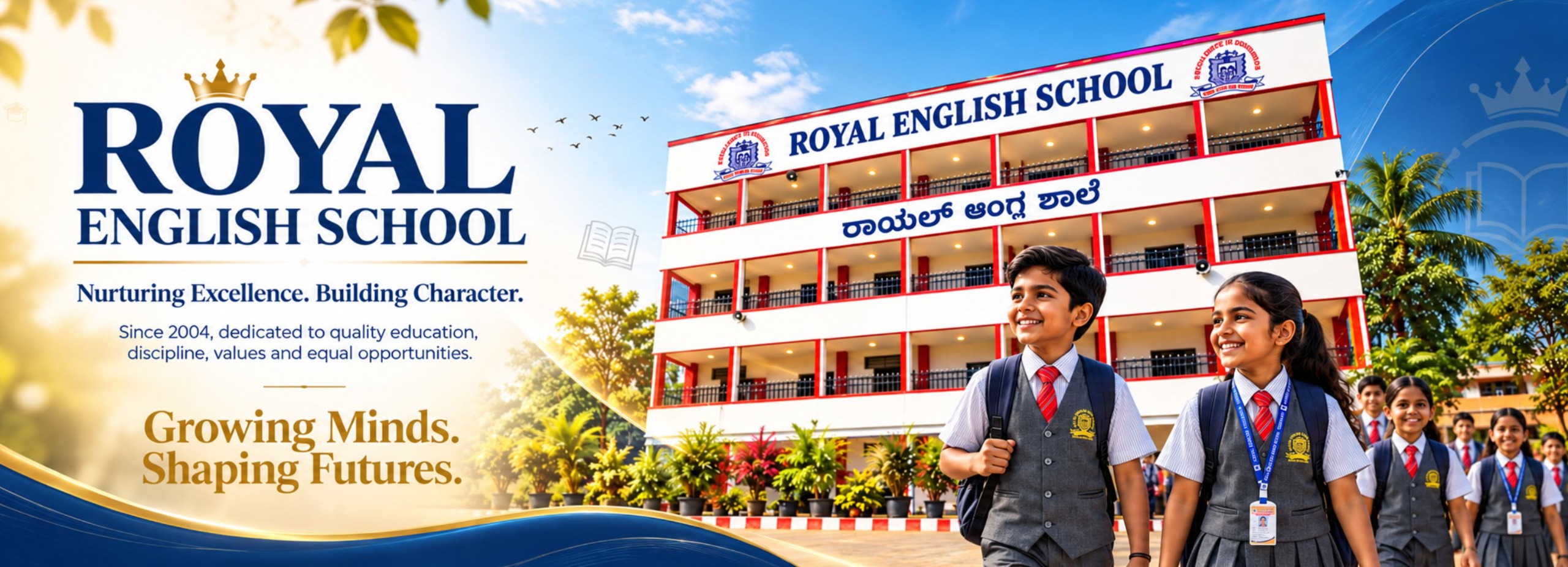 Royal English School — Growing Minds. Shaping Futures.